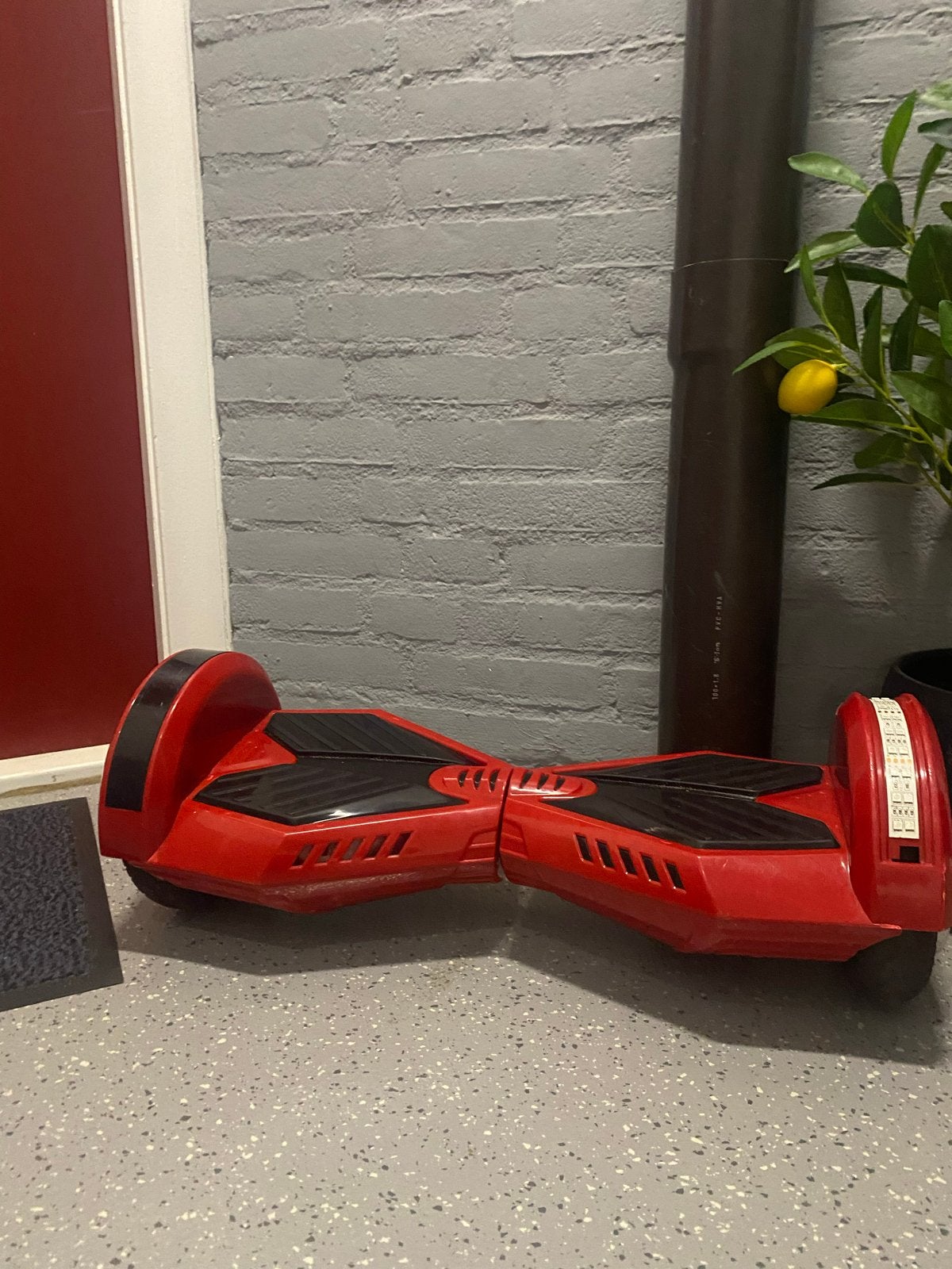 Rode Hoverboard - Elektrische Step, Ophalen of Verzenden, Gebruikt, Elektrische step (E-scooter)