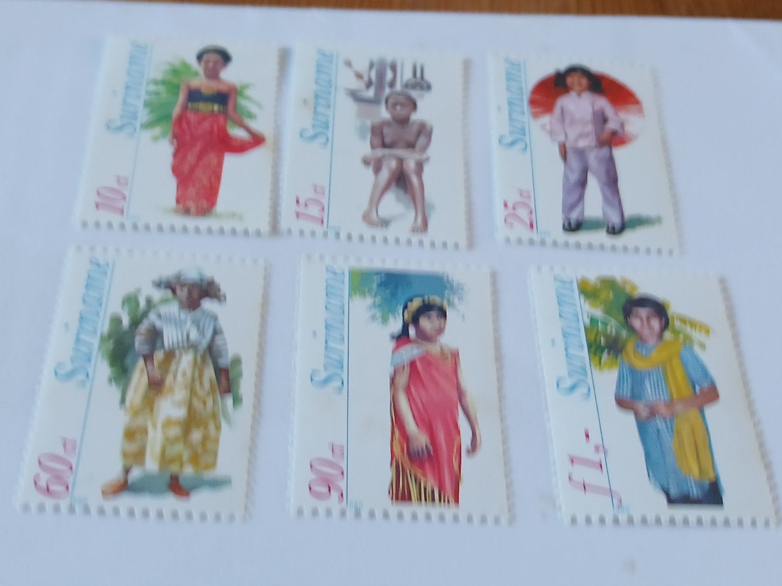 Suriname serie uit 1980 catnr 192/97, Ophalen of Verzenden