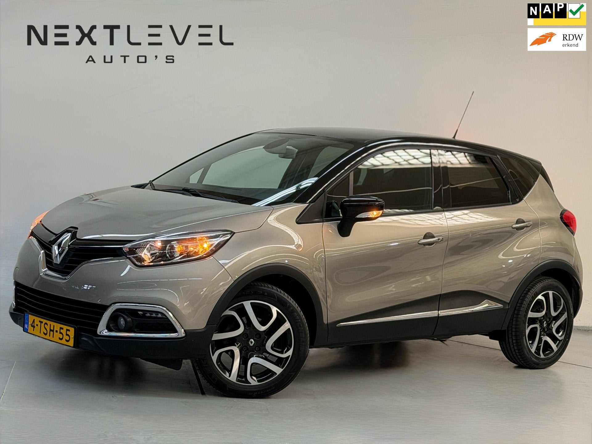 Renault Captur 1.2 TCe Dynamique 120Pk AUTOMAAT Nette Auto N, Euro 5, 4 cilinders, Bruin, Origineel Nederlands