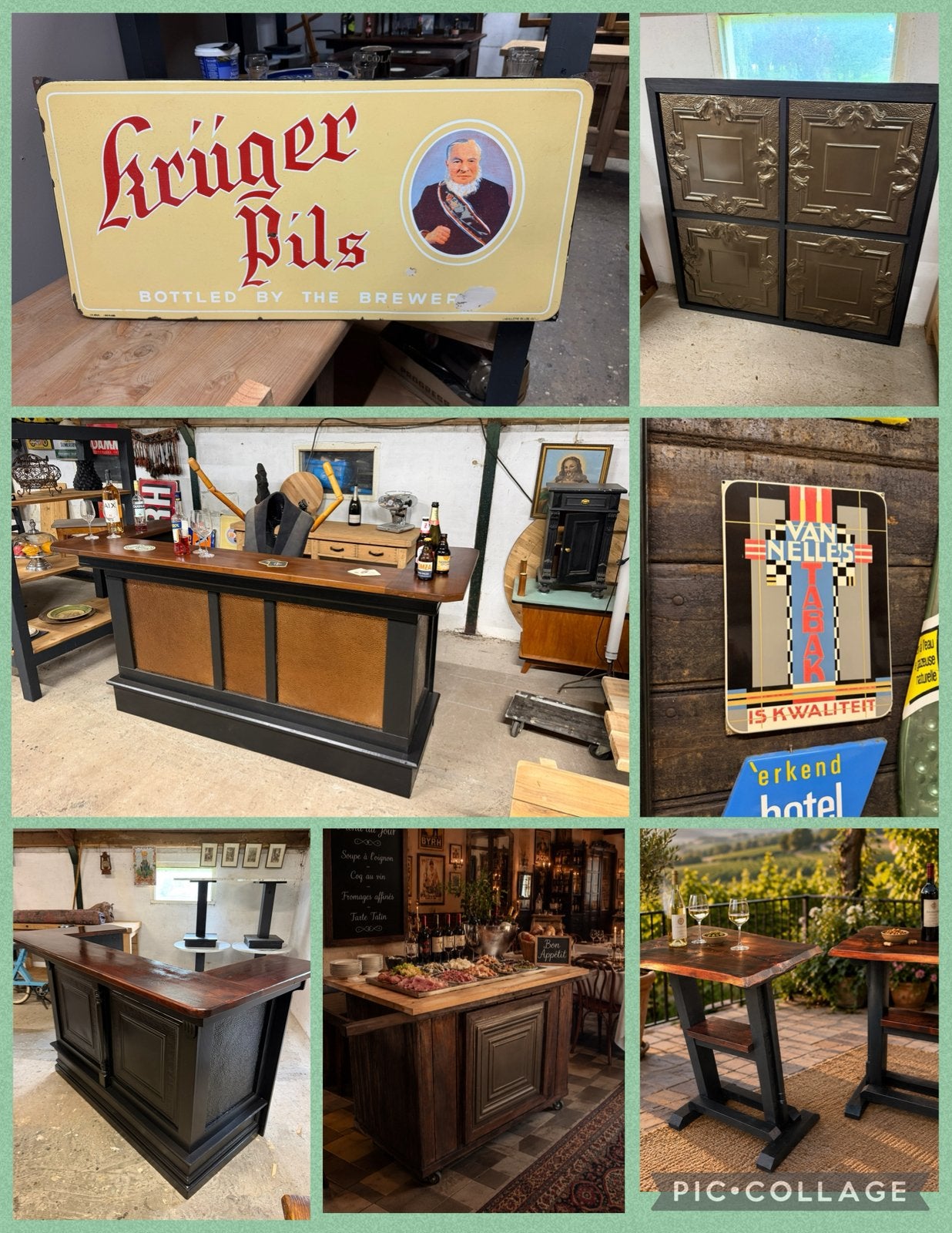 Bar decoratie mancave toog statafel bier huisbar bank lamp, Ophalen, M, Zo goed als nieuw, M