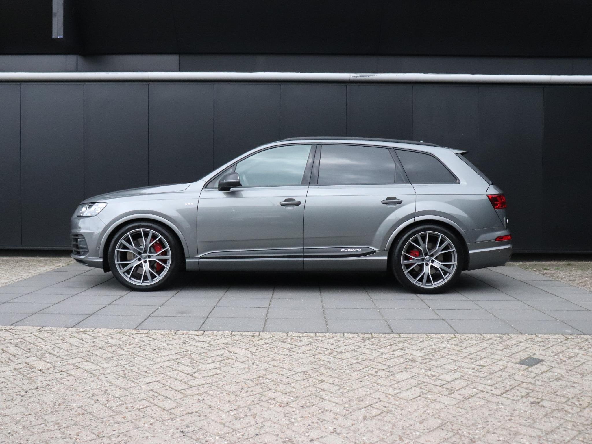 Audi Q7 4.0 TDI SQ7 quattro Pro Line + 7p | PANO-DAK | LEDER, Auto's, 435 pk, Gebruikt, Parkeerassistent, 7 stoelen