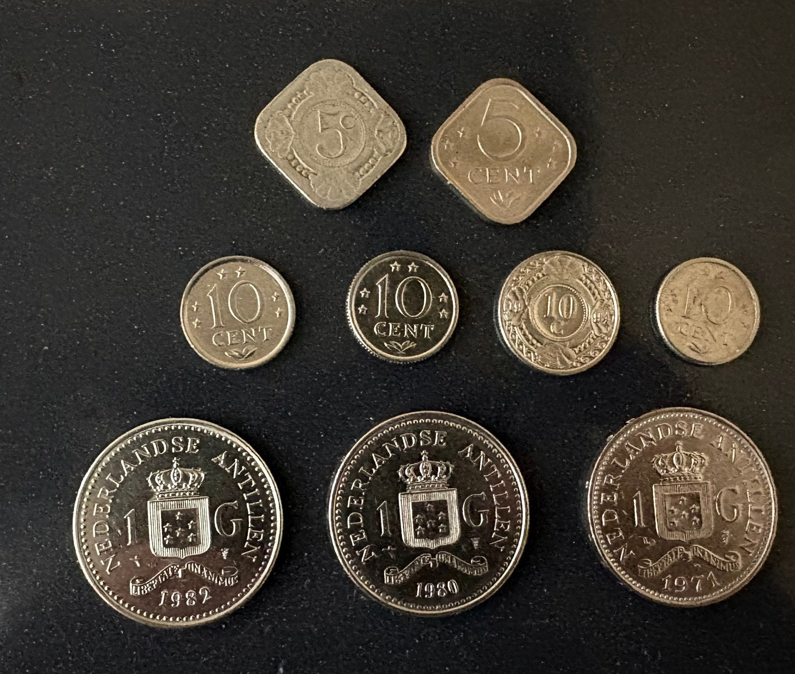 Munten Nederlandse Antillen, Ophalen of Verzenden, Buitenland, Munten