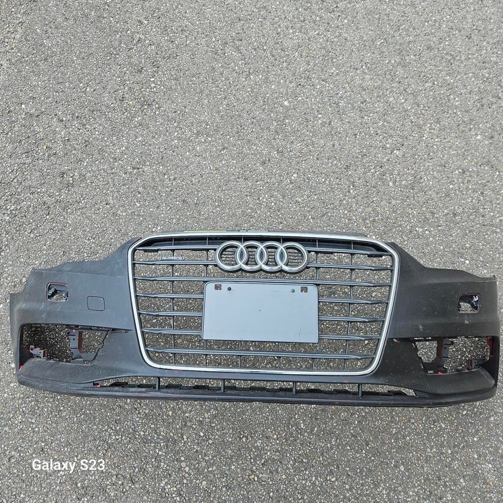 Audi a3 cabrio limosine Bumper  bj2014 Voorzijde - Gebruikt, Ophalen of Verzenden, Voor, Audi, Bumper