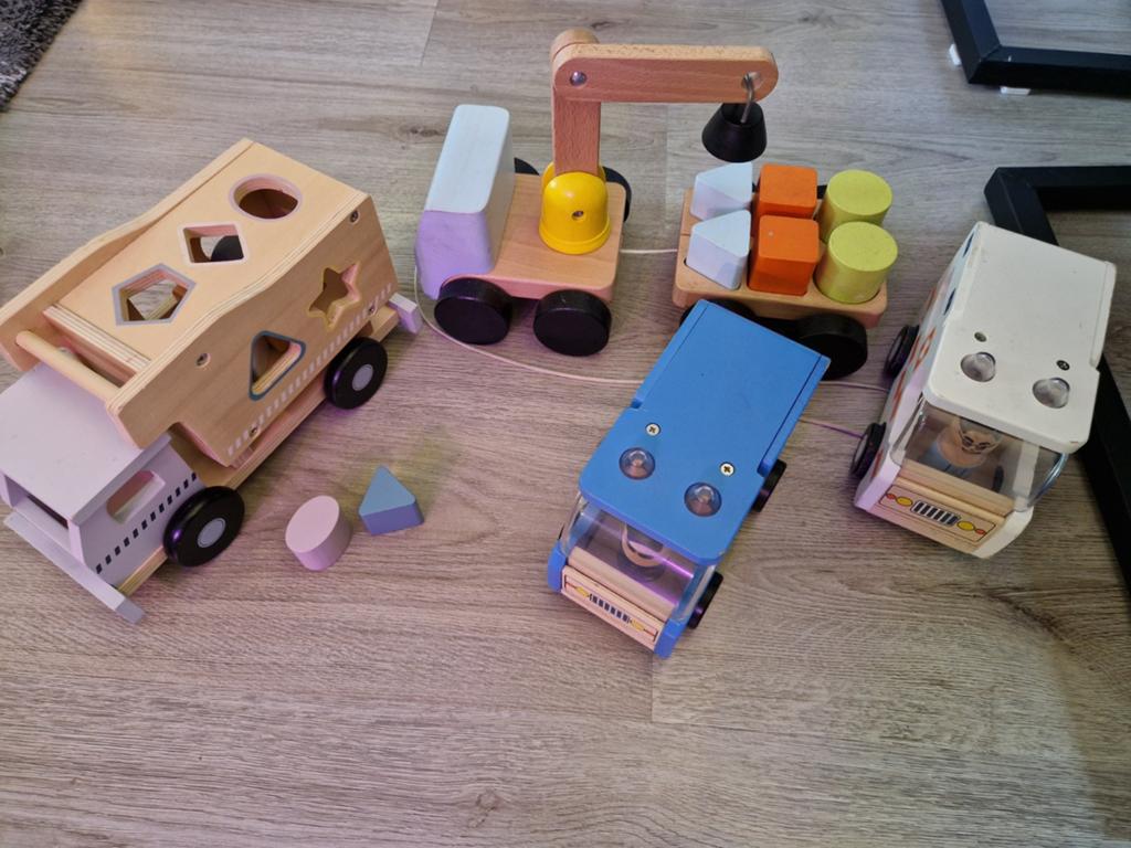 Houten kinder speelgoed, Ophalen of Verzenden, Gebruikt, Duw- of Trekspeelgoed