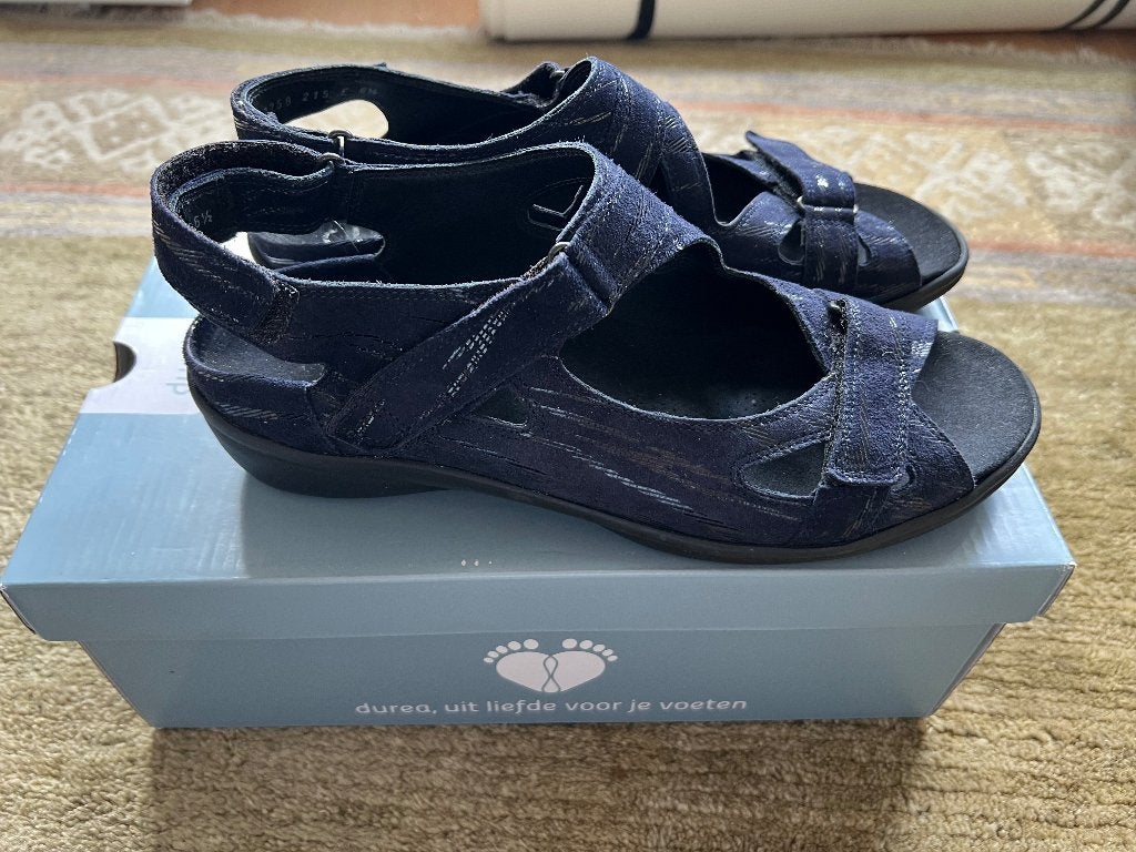Durea damesschoen /schoen / sandaal UK 6 1/2 (EU 40) NIEUW, Kleding | Dames, Ophalen of Verzenden, Zo goed als nieuw, Zwart, Sneakers of Gympen