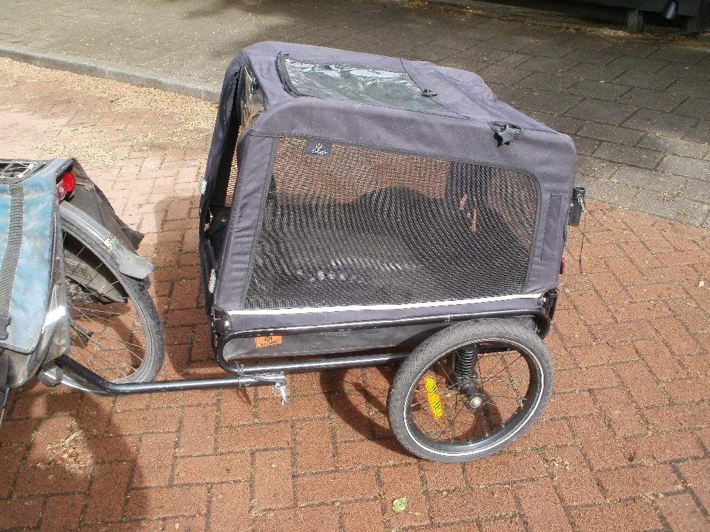 fietskar voor middel grote hond, inklapbaar, Ophalen, Gebruikt