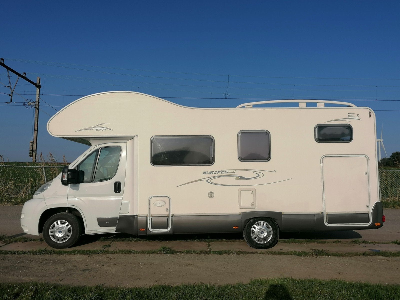 2007 Fiat Ducato Rimor Europeo Alkoof XXL, Bedrijf, Half-integraal