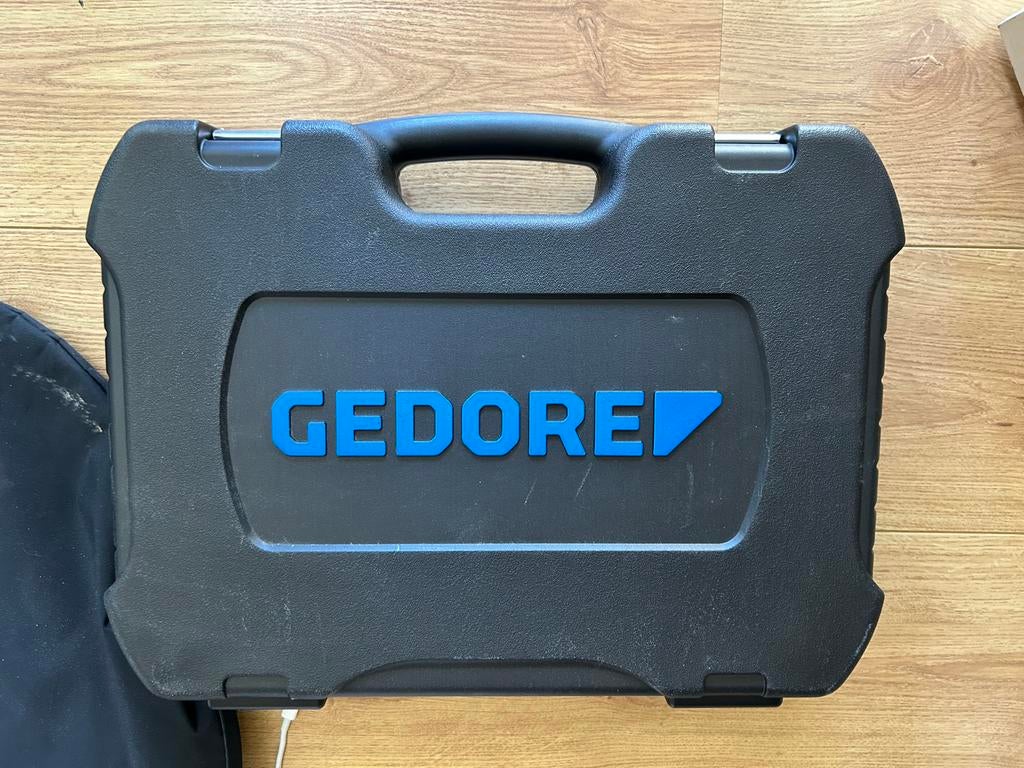 Gedore 19 bmc doppenset 1/4" en 1/2" - 69-delig, Doe-het-zelf en Verbouw, Gereedschap | Handgereedschap, Ophalen, Zo goed als nieuw