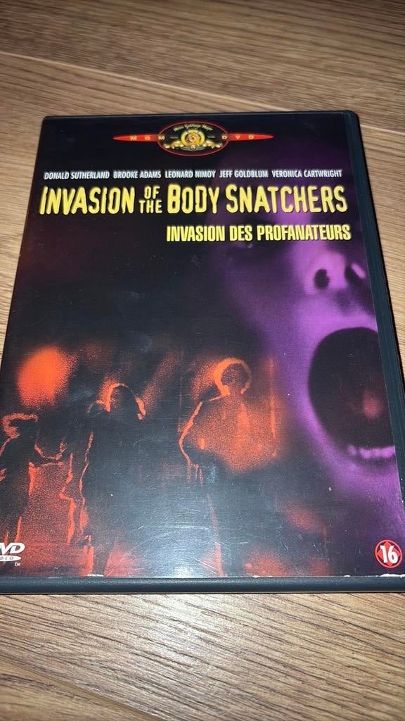 Invasion of the Body Snatchers met Donald Sutherland. 1978., Cd's en Dvd's, Vanaf 16 jaar, Ophalen of Verzenden, Zo goed als nieuw