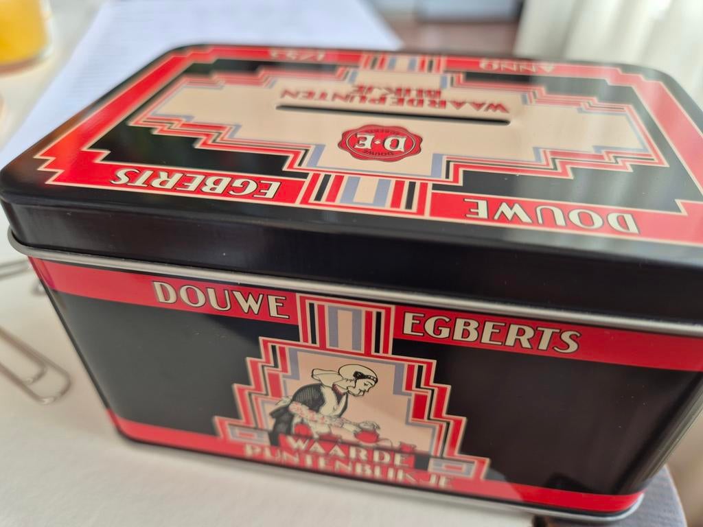 Spaardoosje Douwe Egberts punten, Verzamelen, Blikken, Ophalen, Koffie, Douwe Egberts