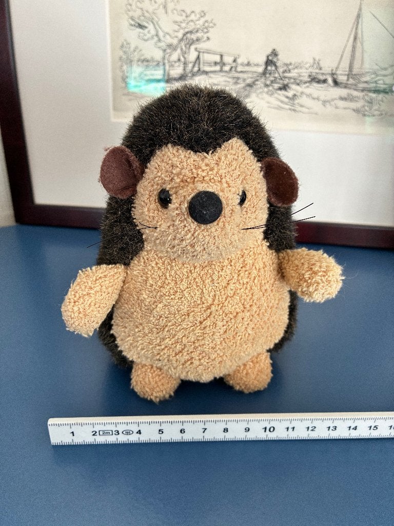 Pluche egel, Ophalen of Verzenden, Zo goed als nieuw, Overige typen, Klein (minder dan 20 cm)