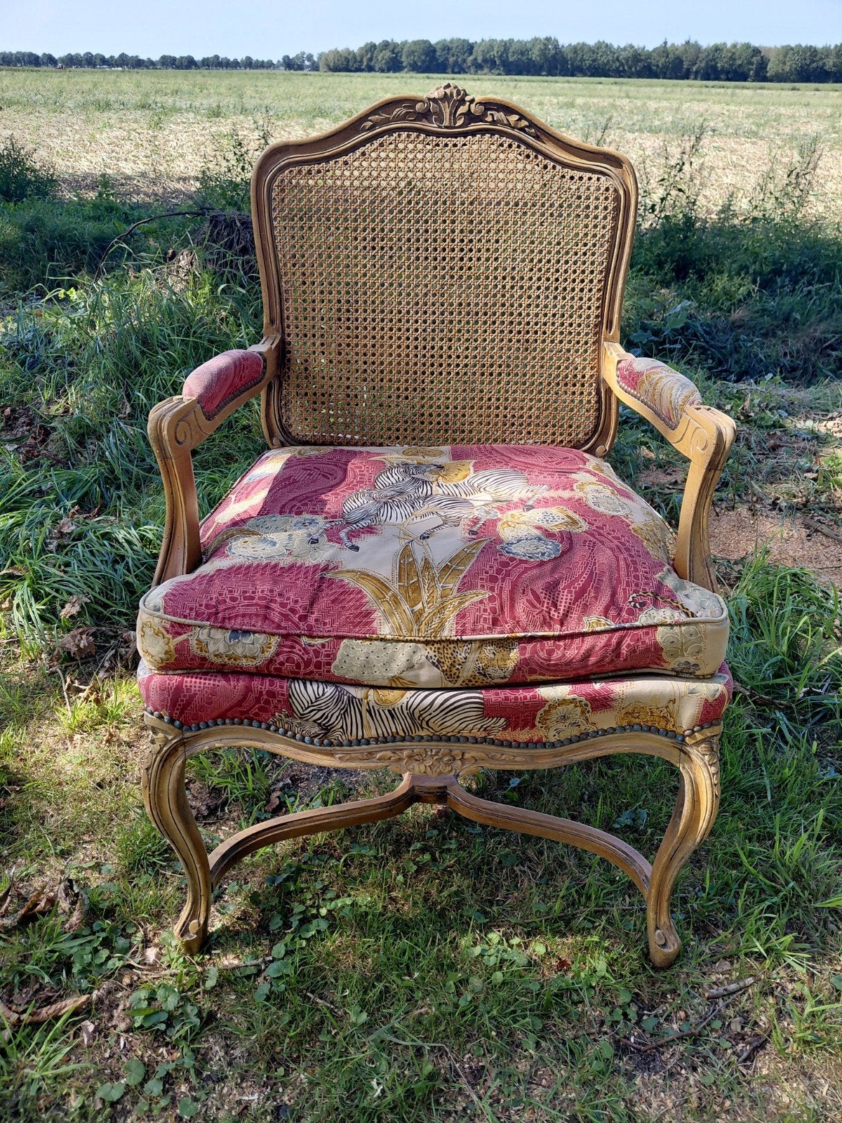 Antieke Franse stoel, Ophalen