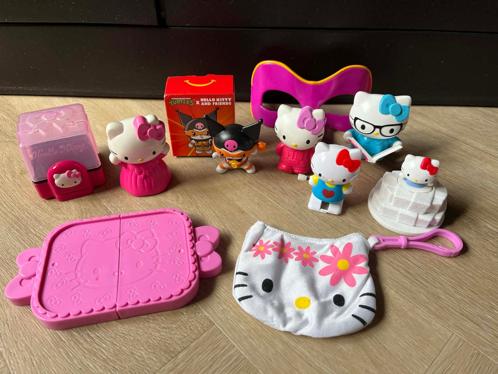 10 Hello Kitty Happy Meal Speeltjes - Diverse Figuren, Ophalen of Verzenden, Zo goed als nieuw