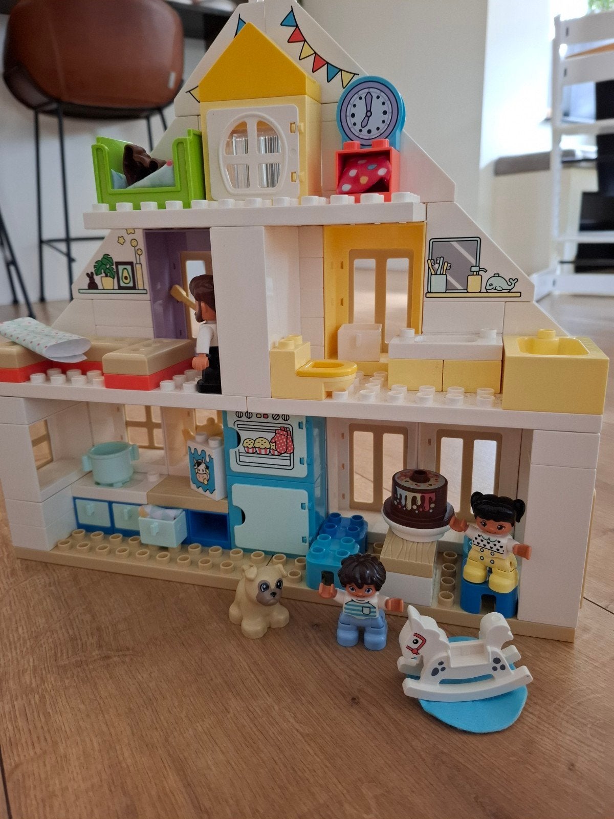 Duplo poppenhuis, Ophalen, Gebruikt, Duplo, Inclusief minifiguren