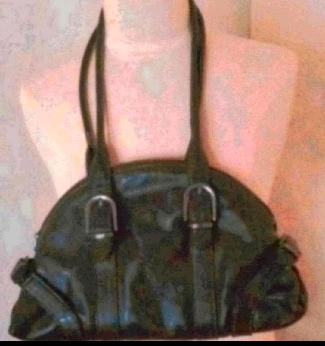 Nieuwe bruine halve maan tas met gespen, Ophalen of Verzenden, Nieuw, Bruin, Overige merken