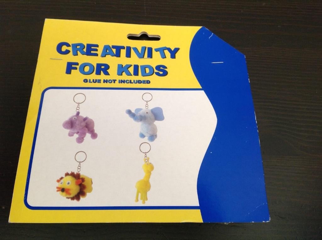 Diertjes sleutelhangerset, Educatief, Nieuw, Meerkleurig, Ophalen of Verzenden