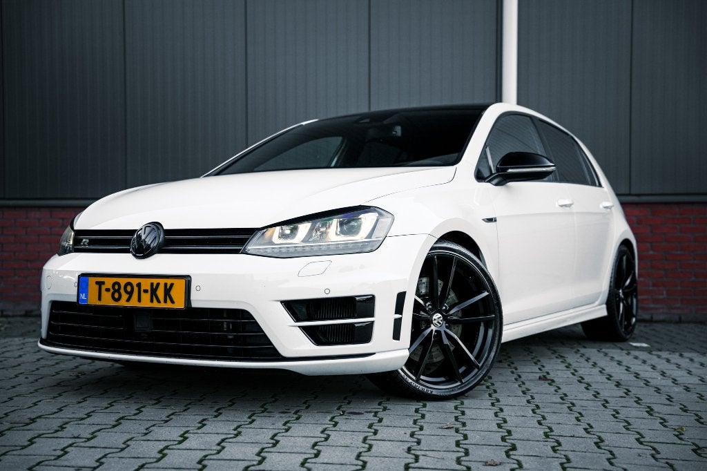 Volkswagen Golf 2.0 TSI R 390 pk 4 Motion, Auto's, Automaat, Zwart, 4 cilinders, Overige bekleding