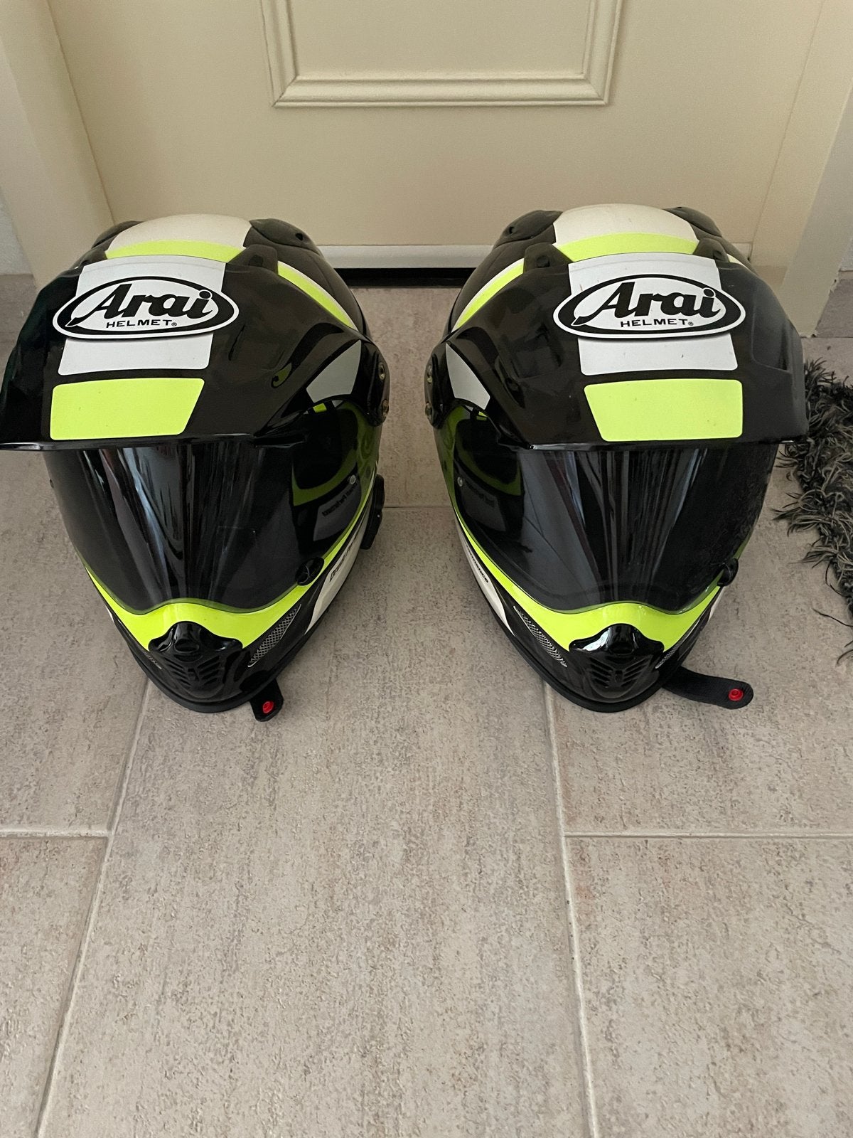Arai Tour-X4 Helmen (S en M) met Sena systeem, Ophalen, Tweedehands, Heren, Overige typen
