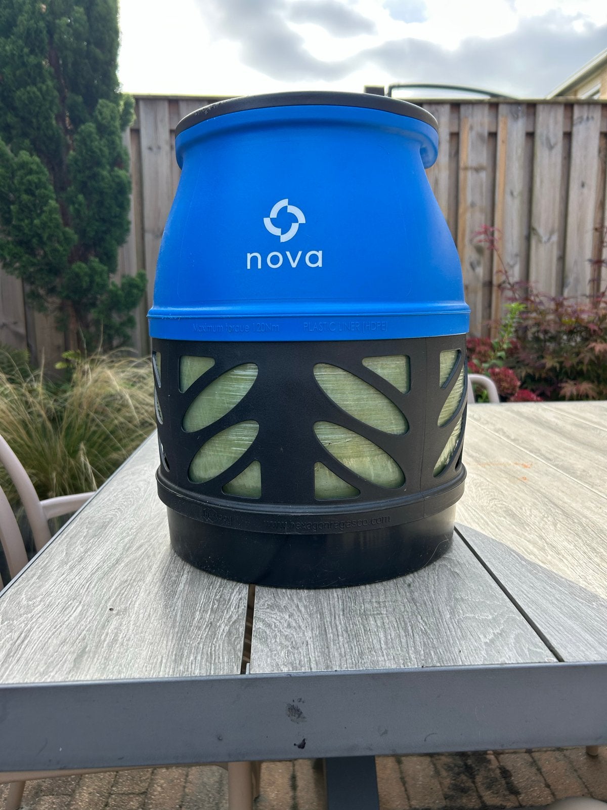 Nova gasfles 5 kg - Lichtgewicht en veilig