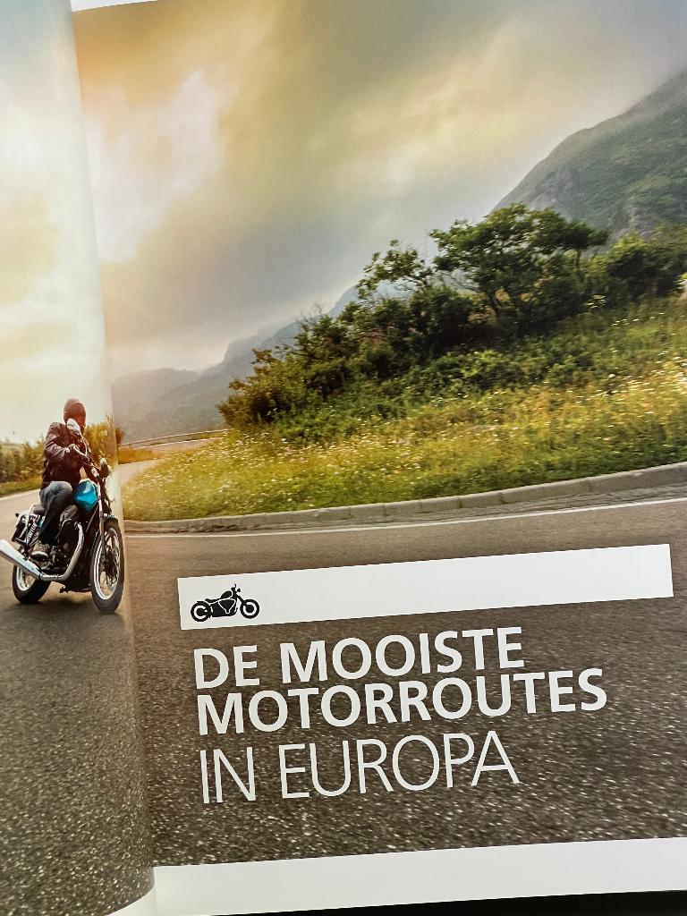 De mooiste Motorroutes in Europa ANWB 2022, Ophalen of Verzenden, Zo goed als nieuw, Algemeen