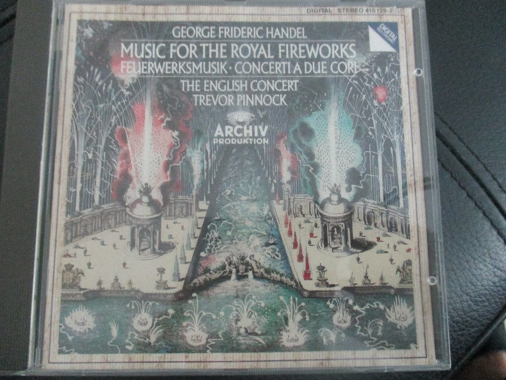 Handel Music for the Royal Fireworks CD Trevor Pinnock, Ophalen of Verzenden, Classicisme, Zo goed als nieuw, Overige typen