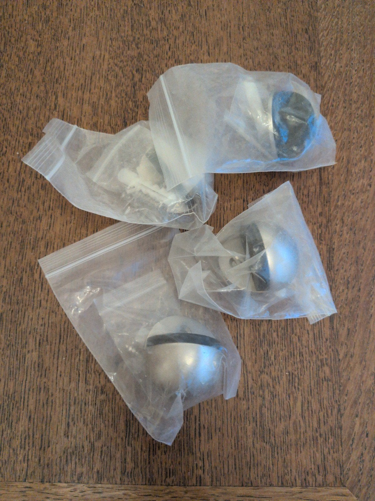 4 Deurstoppers metaal met rubberen stootrand, Metaal, Ophalen of Verzenden, Nieuw