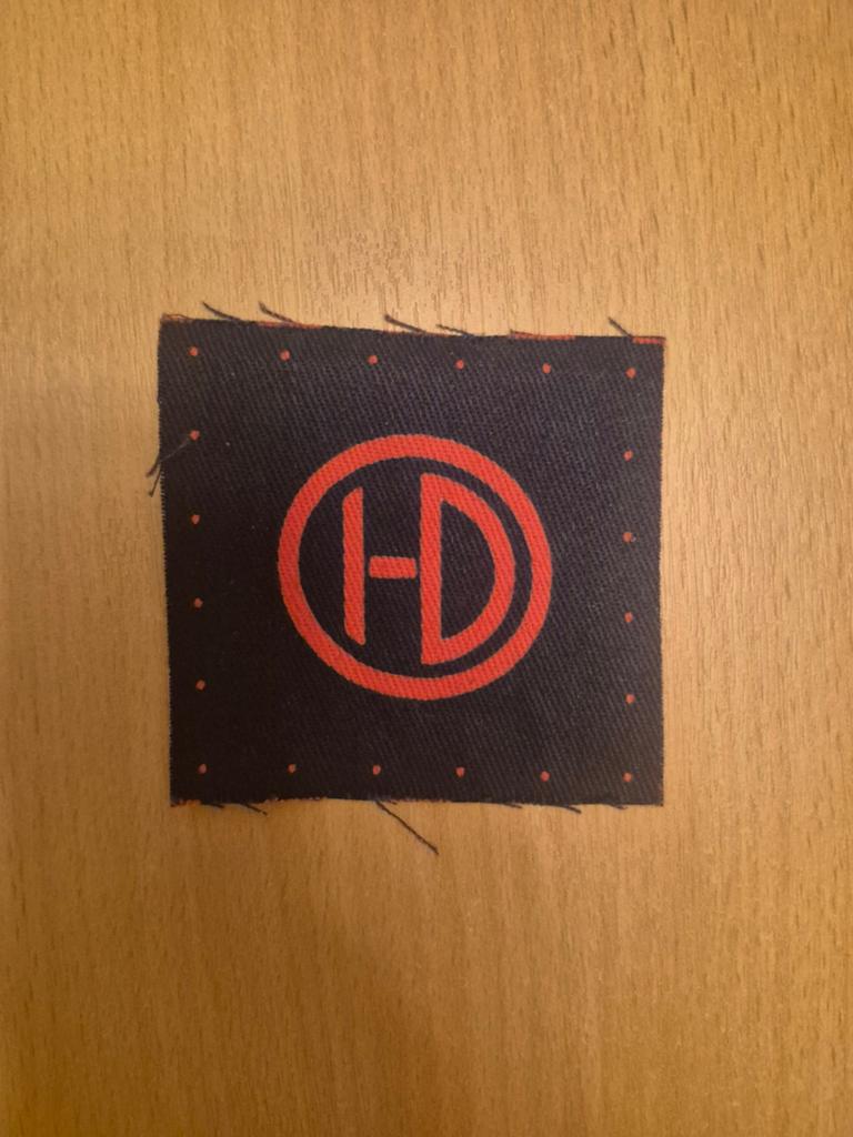 Geprint insigne 51st Highland Division, Ophalen of Verzenden, Landmacht, Engeland, Embleem of Badge