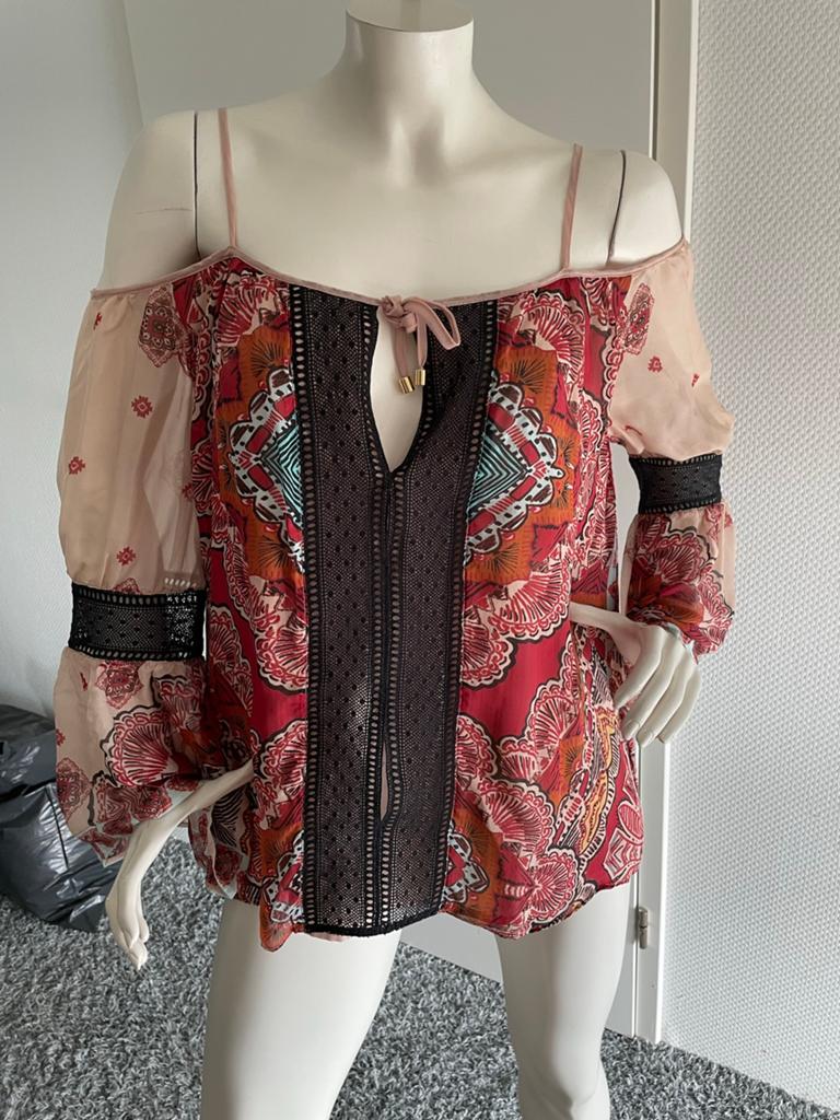 Atos lombardini zijde blouse maat it 44, Maat 38/40 (M), ., Ophalen of Verzenden, Zo goed als nieuw