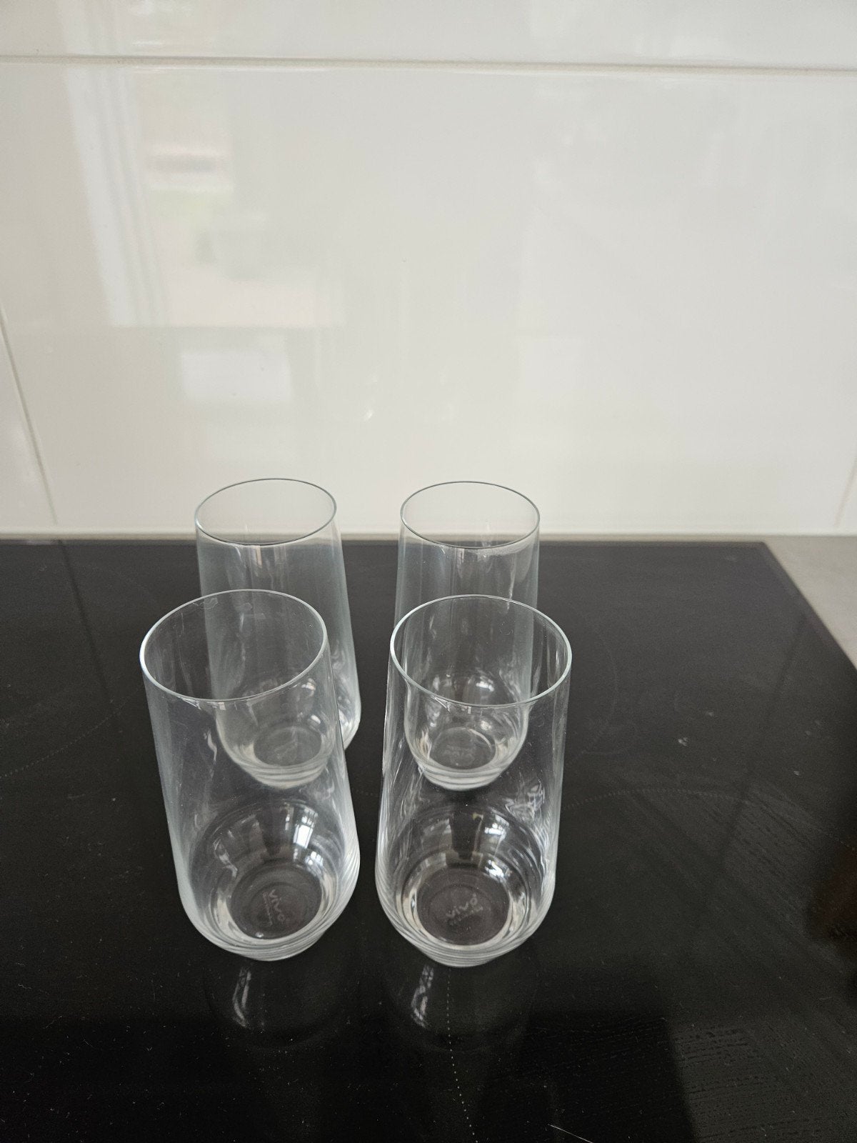 4 longdrinks Villeroy en Boch ah, Ophalen, Zo goed als nieuw