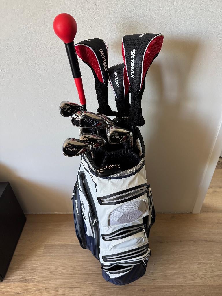 Complete Skymax Golfset Inc Fastfold Trolley & Hurricane Tas, Sport en Fitness, Golf, Ophalen, Gebruikt, Club, Overige merken