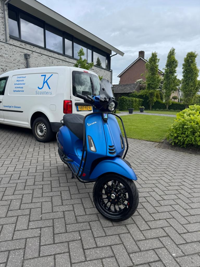 💙Vespa Sprint 2019 Full Option 1e Eigenaar LED Custom Zadel, Ophalen of Verzenden, Zo goed als nieuw, Maximaal 45 km/u