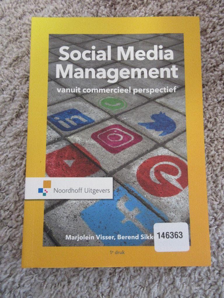 Social media managment. Marjolein Visser, Ophalen of Verzenden, Alpha, Zo goed als nieuw, HBO