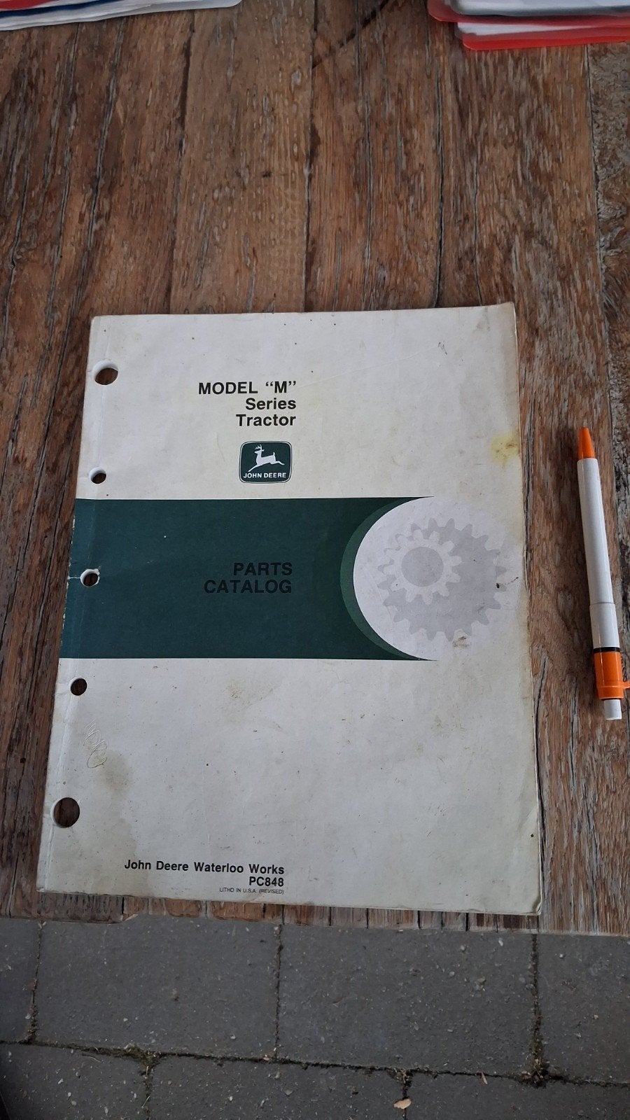 John Deere Model M Serie Onderdelencatalogus - Origineel, Ophalen of Verzenden