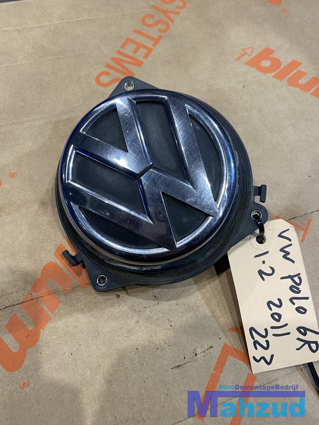 VW POLO 6R Achterklep handgreep slotmechaniek 6R6827469, Auto-onderdelen, Gebruikt, Volkswagen, Volkswagen AG, Achter