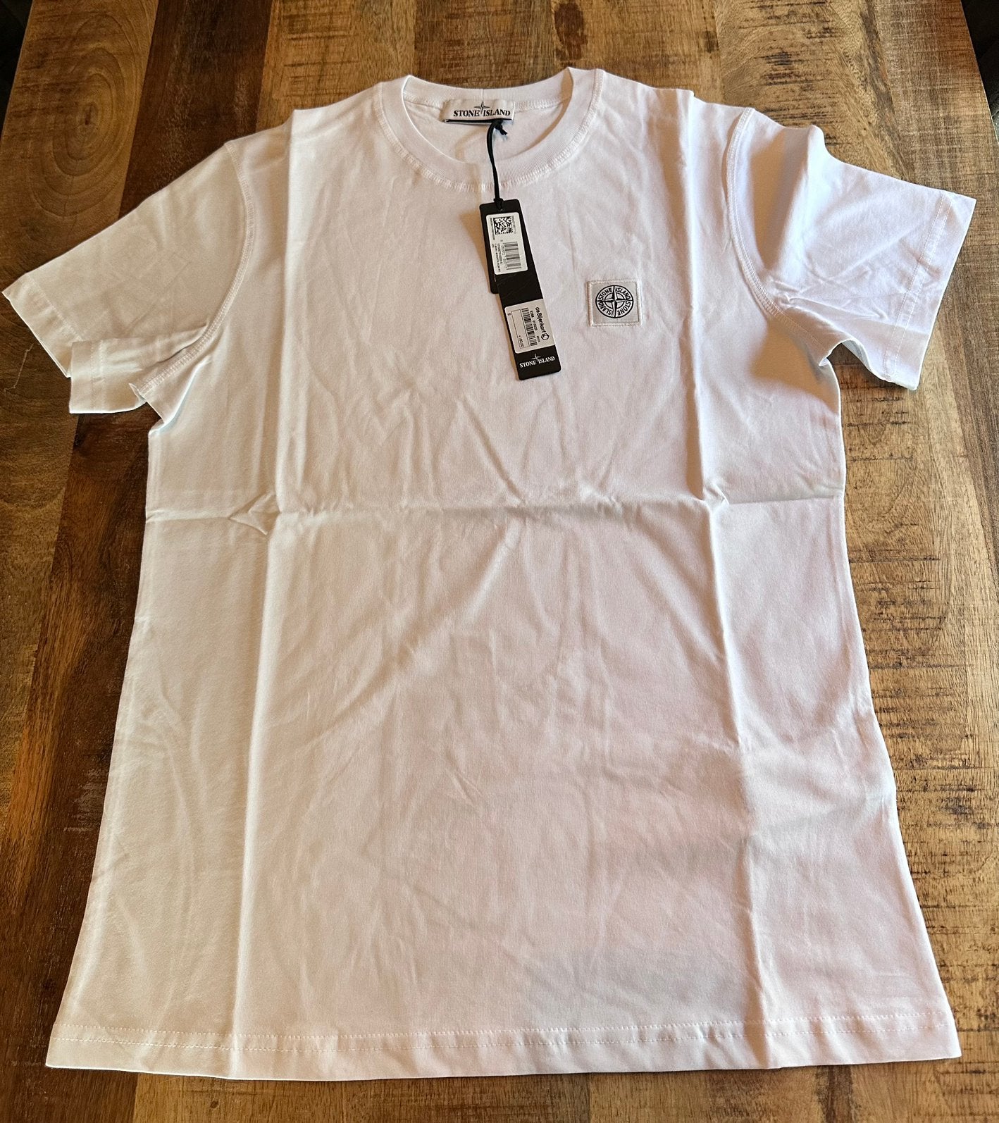 NIEUW! Stone island t-shirt wit - Maat M, Ophalen of Verzenden, Nieuw, Maat 48/50 (M), Wit