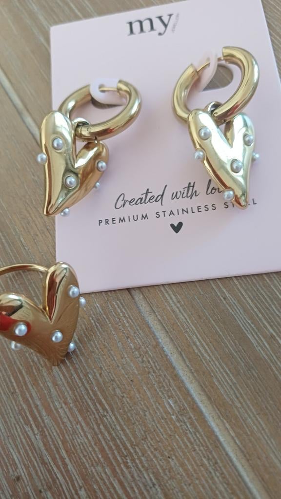My Jewellery  oorbellen met ring, Overige materialen, Hangers, Nieuw, Ophalen of Verzenden