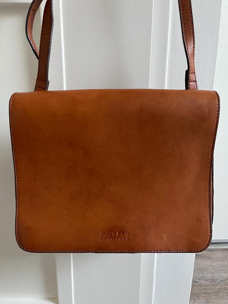 O My Bag tas Lucy, Sieraden, Tassen en Uiterlijk, Ophalen, Gebruikt, Bruin, Schoudertasje