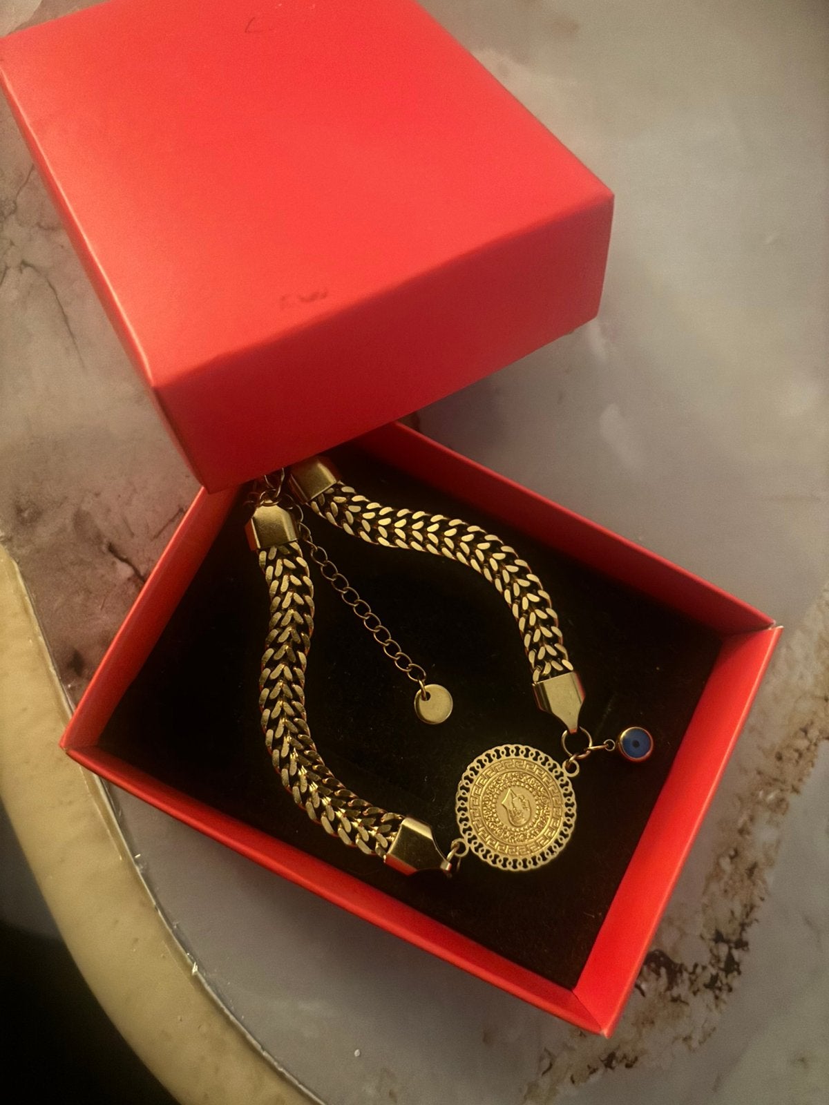 Armband stainen steel, Ophalen of Verzenden, Zo goed als nieuw, Zilver, Overige materialen