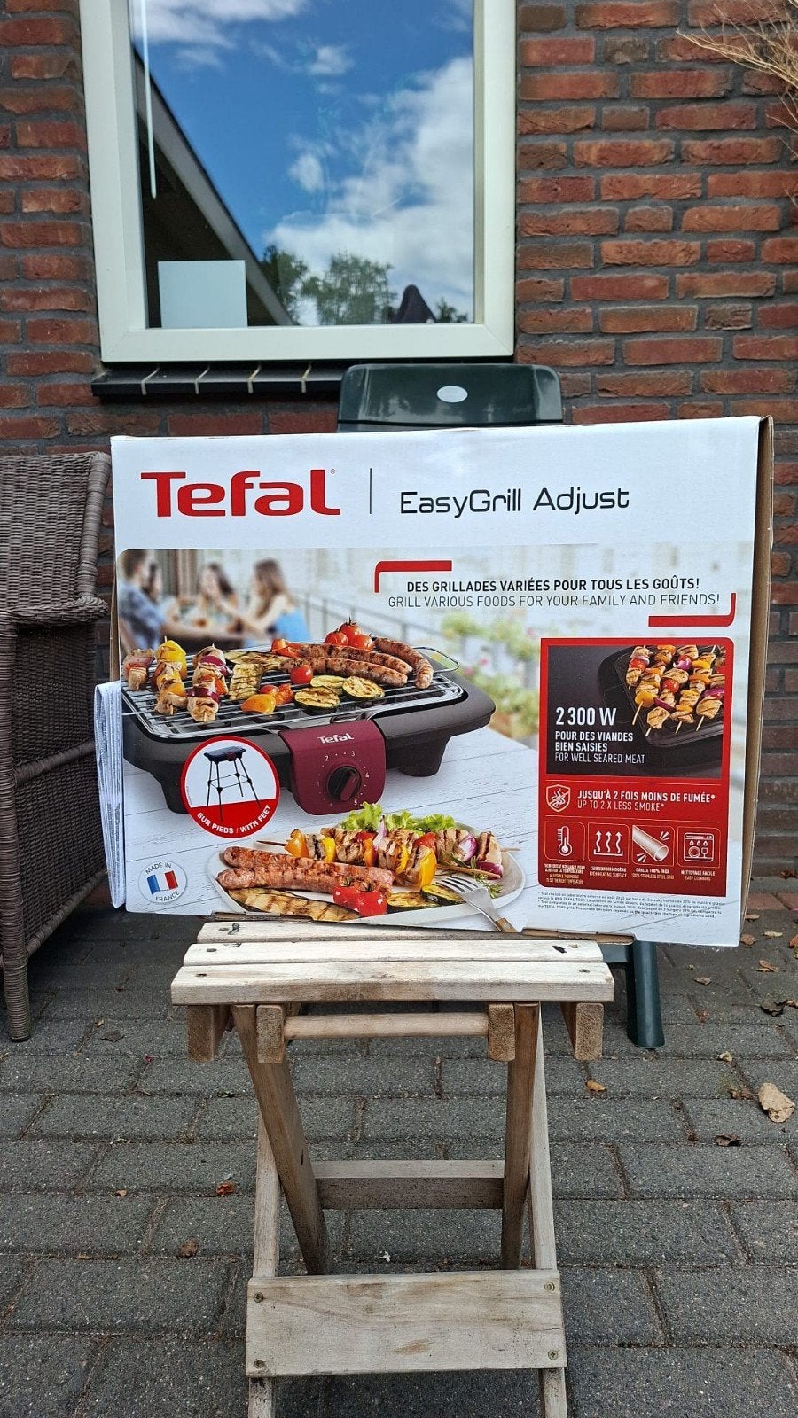 Tefal grill, Ophalen, Nieuw