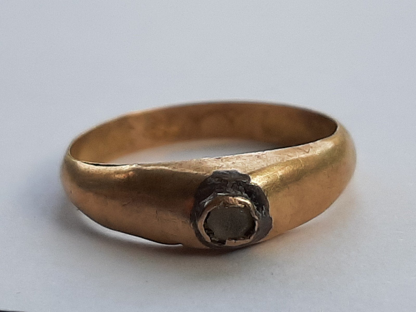 Bodemvondst gouden ring, Ophalen of Verzenden, Zo goed als nieuw, 17 tot 18, Dame