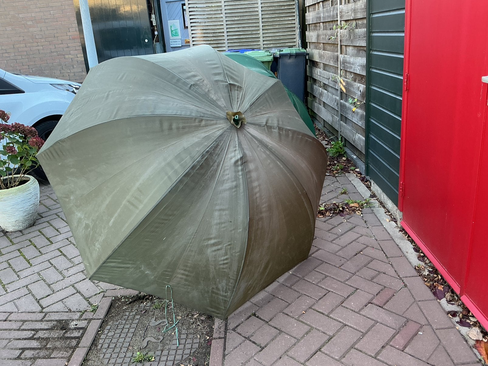 Vissers paraplu, Ophalen of Verzenden, Gebruikt, Overige typen
