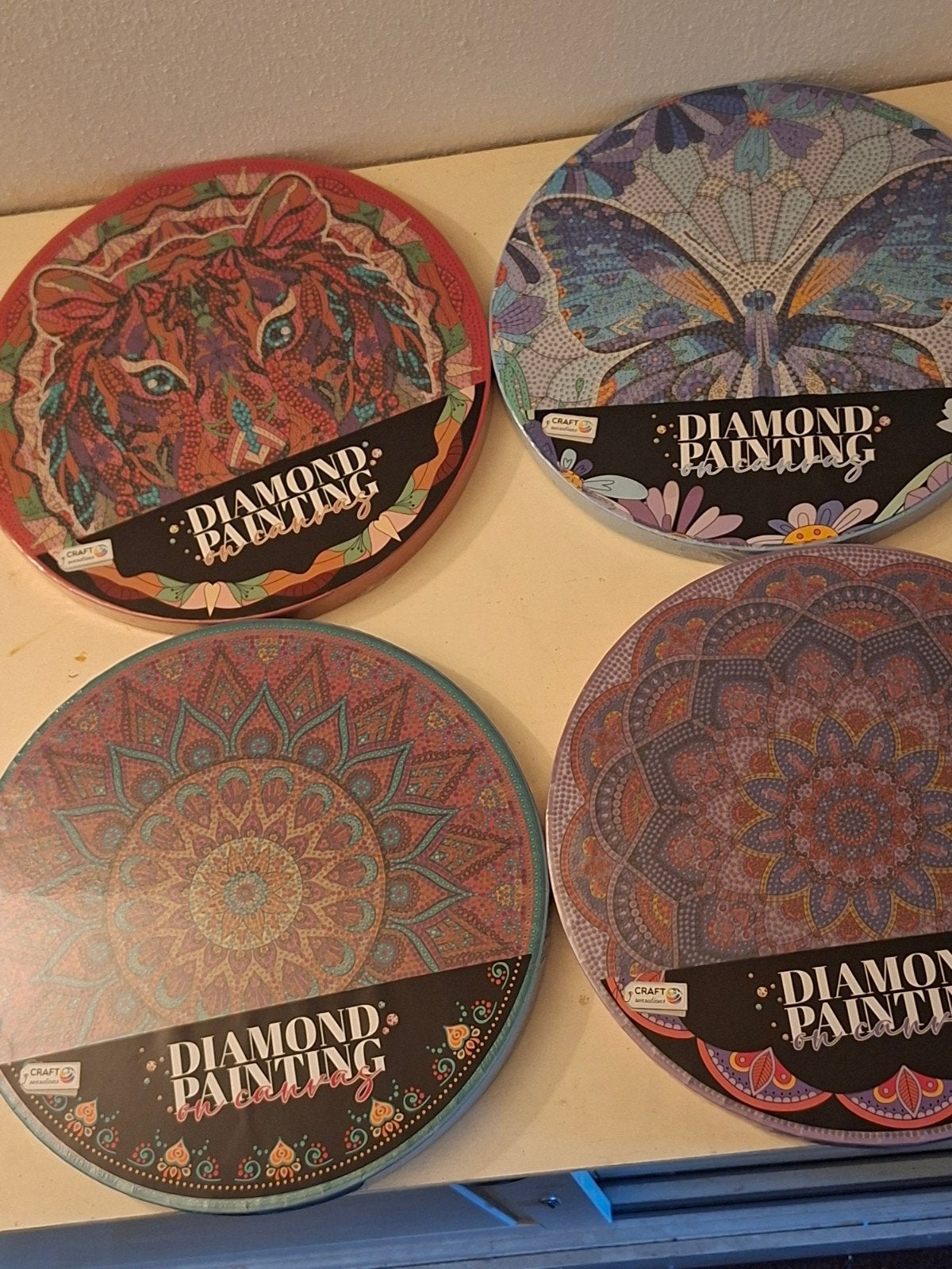 Nieuwe Diamond Painting op canvas - Diverse designs, Nieuw, Meerkleurig, Ophalen of Verzenden, Diamond painting