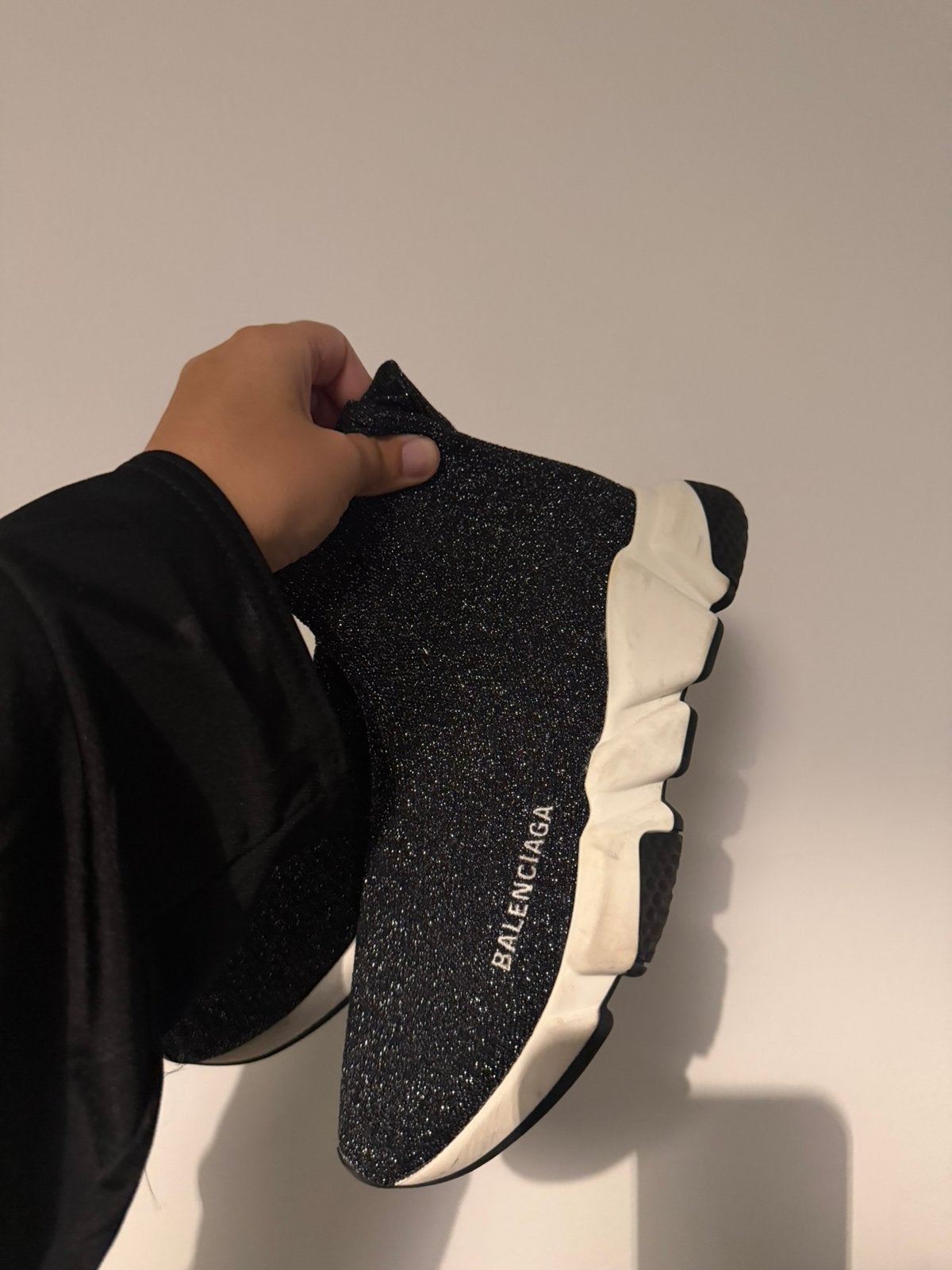 Balenciaga Speed Trainer Sneakers, Ophalen of Verzenden, Zo goed als nieuw, Zwart