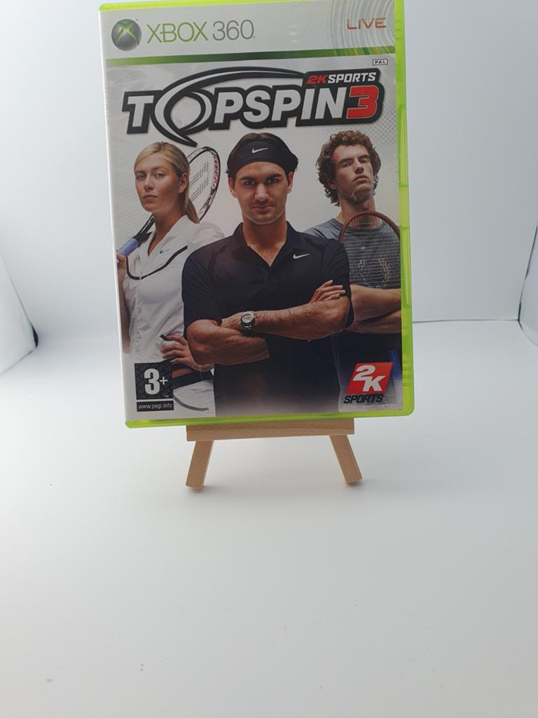 Top Spin 3 - Xbox 360 Tennis Game, Gebruikt, Ophalen of Verzenden, Eén computer, 2K Games, Novato, CA, USA