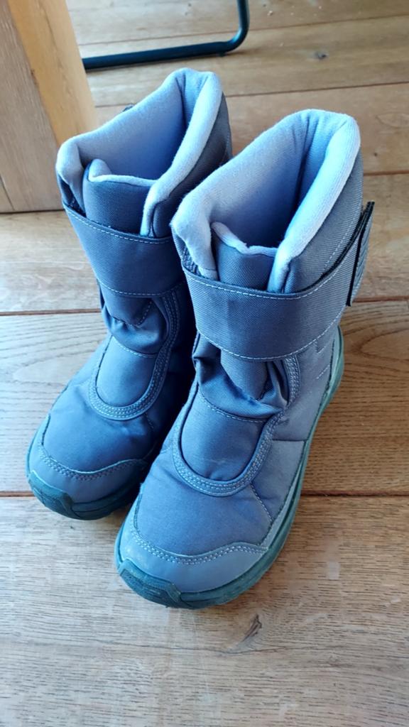 Kinder snowboots paars Decathlon maat 34, Kleding | Dames, Wintersportkleding, Overige typen, Ophalen of Verzenden, Zo goed als nieuw