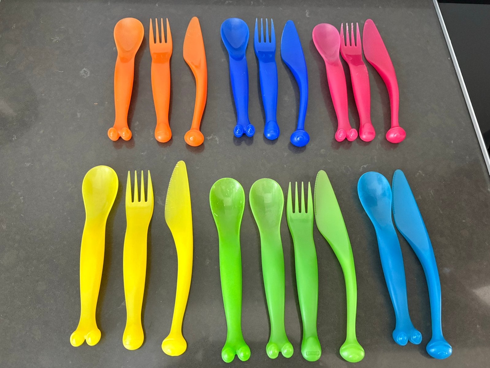 Ikea kunststof bestek - gratis, Ophalen, Zo goed als nieuw