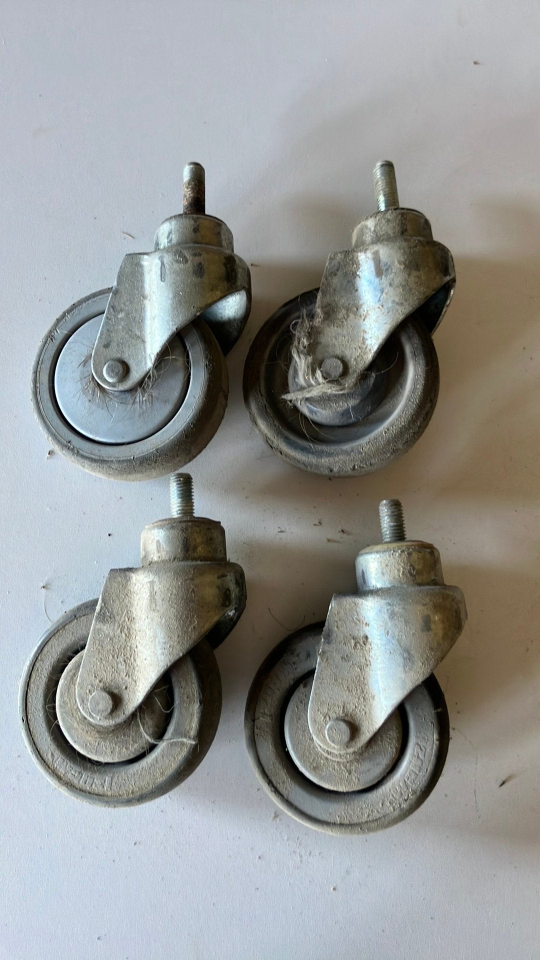 Zwenkwiel / winkelwagenwiel diameter 95 mm, Doe-het-zelf en Verbouw, Zwenkwielen, Ophalen, Gebruikt