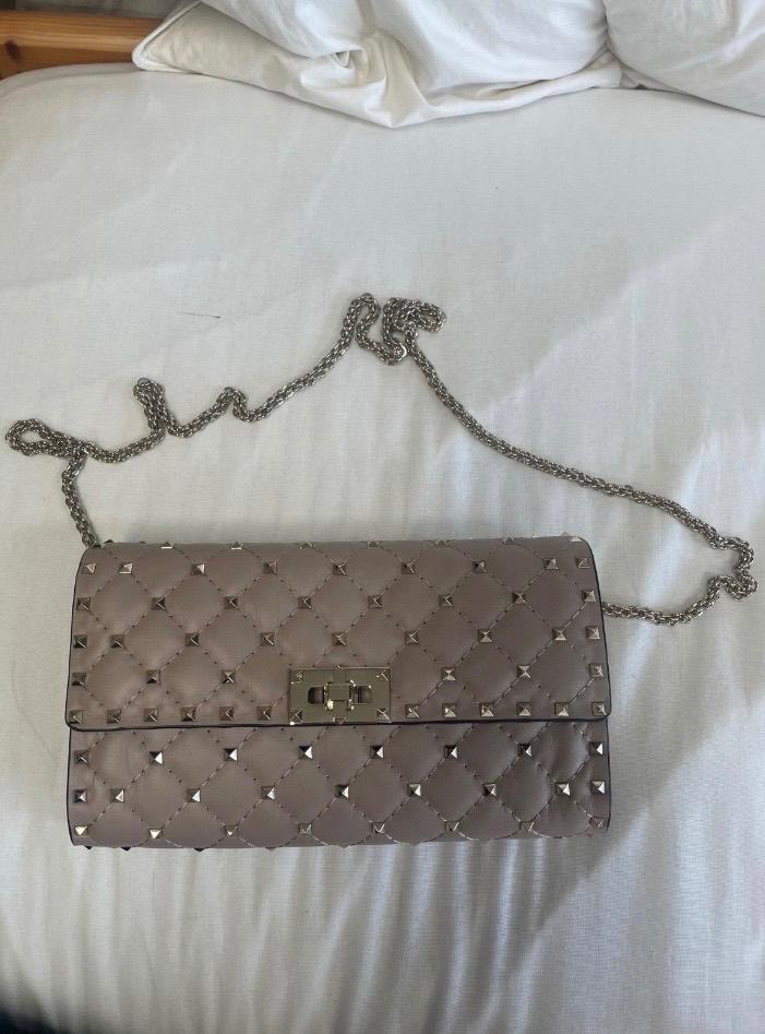 Valentino Garavani rockstud tas, Overige merken, Verzenden, Zo goed als nieuw, Roze