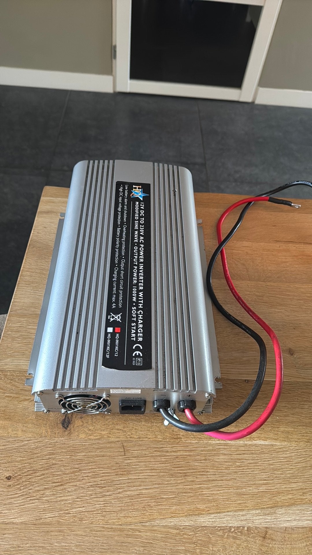 Omvormer 1000 W, Ophalen