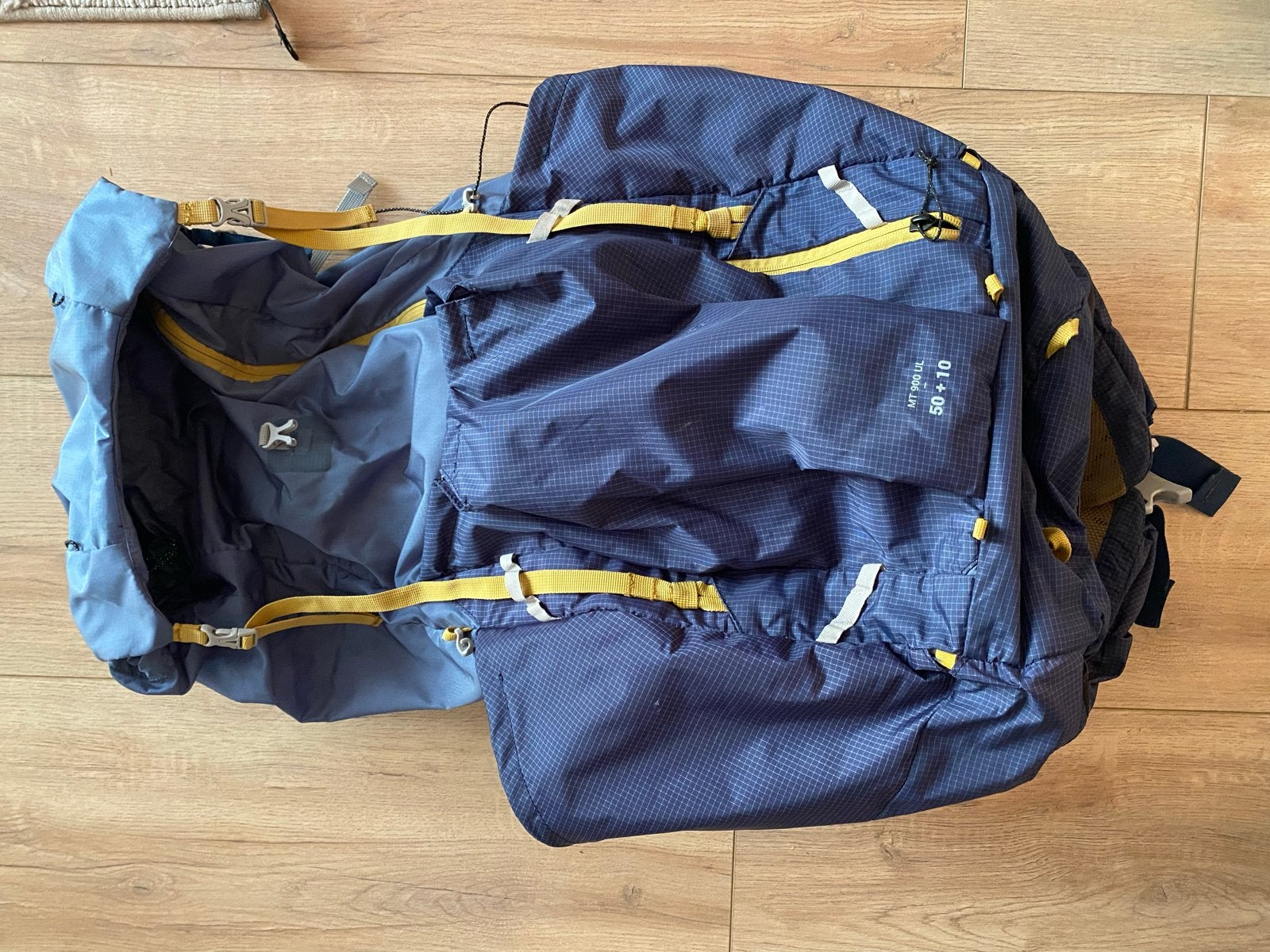Decathlon Forclaz MT900 UL 50+10L Rugzak - Zo goed als nieuw, Ophalen of Verzenden, Zo goed als nieuw, Rugzak